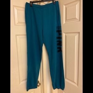 VS Pink - Blue/Green Sweat Pants